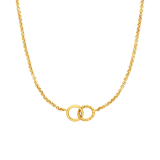 Stainless steel goldplated ketting met hanger voor dames