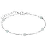Armband aus Edelstahl, Amazonit