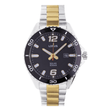 Lorus zweifarbige Solar-Armbanduhr für Herren RX363AX9