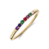 Ring, 585 Gold, Diamant (0,025 ct)