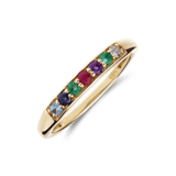 14 Karaat gouden ring diamant(0,03ct)