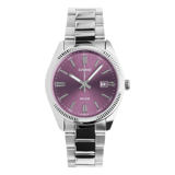 Casio Armbanduhr mit lila Zifferblatt MTP-1302PD-6AVEF