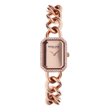 Donna Mae horloge rosé-kleurig schakelband