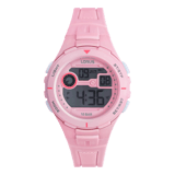 Lorus Digitaluhr mit Silikonarmband, Rosa, R2385PX9