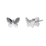 Ohrstecker für Kinder aus 925er Silber, Schmetterling