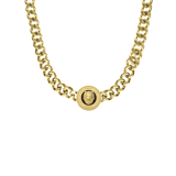 Guess stainless steel goldplated herenketting met hanger voor dames