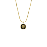 Guess stainless steel goldplated herenketting met hanger voor de LION KING