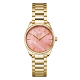CLUSE - Féroce Mini horloge goudkleurig met apricot