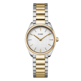 CLUSE – Armbanduhr für Damen „Féroce Mini“ aus zweifarbigem Edelstahl