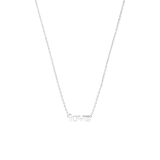 Halskette aus 925er Silber, „Love”