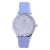 Regal Damen-Armbanduhr, Blau, Zifferblatt in Perlmuttoptik