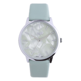 Regal Damen-Armbanduhr, Grün, Zifferblatt in Perlmuttoptik