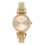 Regal Damen-Armbanduhr, goldfarben, mit Zirkonia