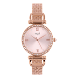 Regal Damen-Armbanduhr, roséfarben, mit Zirkonia