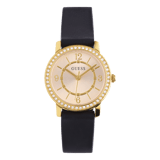 Guess Damenuhr mit Lederarmband, MELODY, GW0469L3