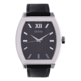 Guess herenhorloge met leren band PUNTUAL GW0706G1