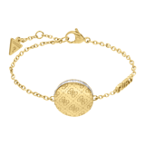 Guess, Armband aus Edelstahl, vergoldet, 4G RISING