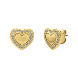 Guess plated oorbellen met zirkonia voor dames
