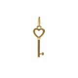 Stainless steel goldplated hanger sleutel voor dames