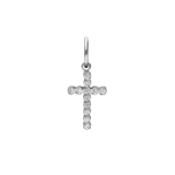 Stainless steel bedel kruis met zirkonia