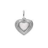 Charm aus Edelstahl, Herz