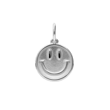 Charm aus Edelstahl, Smiley