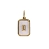 Stainless steel goldplated hanger voor dames