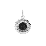 Charm aus Edelstahl, Sonnenblume