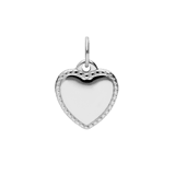 Charm aus Edelstahl, Herz