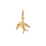 Stainless steel goldplated hanger voor dames