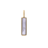 Stainless steel goldplated hanger voor dames