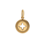 Stainless steel goldplated hanger ster voor dames