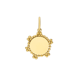 Stainless steel goldplated hanger graveerplaat voor dames