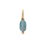 Stainless steel goldplated hanger met apatiet voor dames