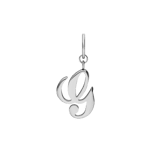 Charm aus Edelstahl, Buchstabe