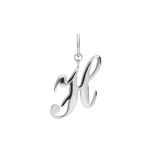 Charm aus Edelstahl, Buchstabe