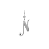 Charm aus Edelstahl, Buchstabe