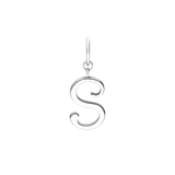 Charm aus Edelstahl, Buchstabe
