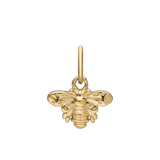 Charm aus Edelstahl, vergoldet, Biene