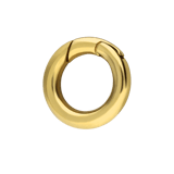 Stainless steel goldplated hanger met plating voor dames