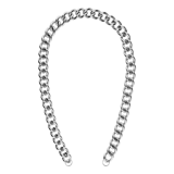 Stainless steel bedelketting gourmet voor dames