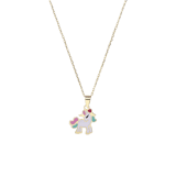 Halskette aus 585er Gold, Einhorn
