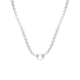 Halskette aus 925er Silber, Jasseron-Glied