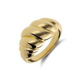 Zilveren goldplated ring voor dames