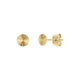 Ohrringe aus 585er Gelbgold, Scheiben