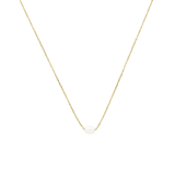 Halskette aus 585er Gelbgold mit Perle