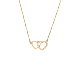 9 karaat ketting hart