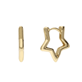 Ohrringe aus 375er Gold, Stern