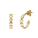 Ohrring aus 585er Gold, Herzglied