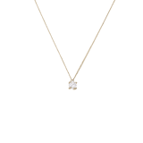 Halskette aus 585er Gold mit laborgezüchtetem Solitär (0,3 ct)